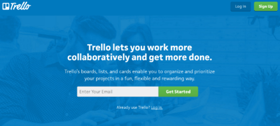 Dịch vụ SEO, server, email marketing - Landing Page Trello